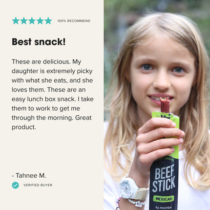 Chief Organic Beef Sticks - Mexican Review