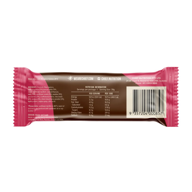 Chief Thankful Bar - Choc Berry Flavour 30g