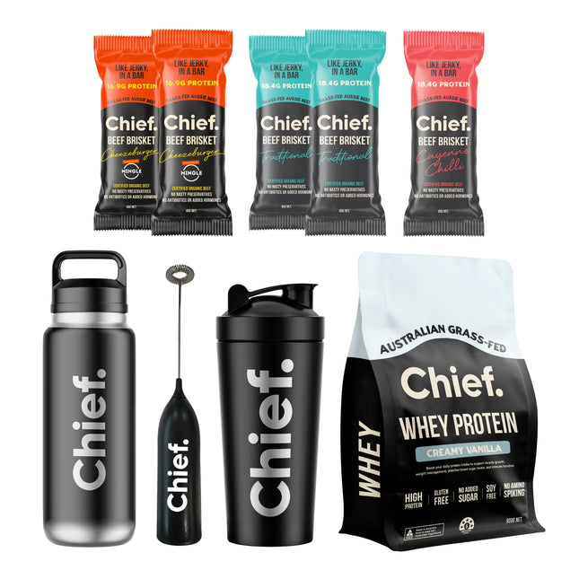 Chief Ultimate Protein Starter Bundle Creamy Vanilla 