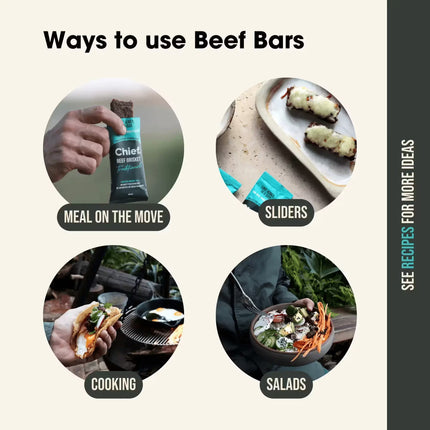 Guide to using Chief beef bar Traditional flavour