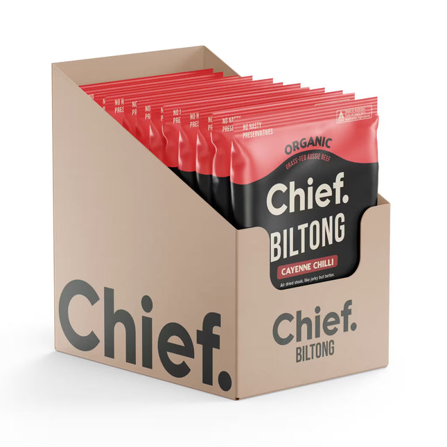 Chief Biltong Chilli flavour 30g Box of 12