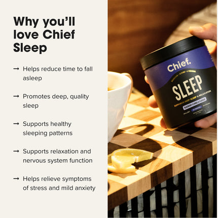 Chief Sleep and relaxation powder benefits