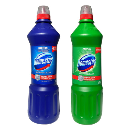 DOMESTOS 1.25L Multipurpose Bleach – Original & Mountain Fresh