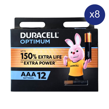 Duracell Optimum AAA Batteries - Carton of 8