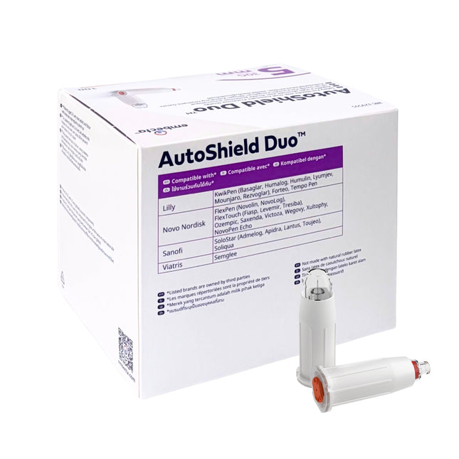 Embecta BD AutoShield™ Duo Retractable Safety Pen Needle - Single Use 30g - 5mm (Box 100)