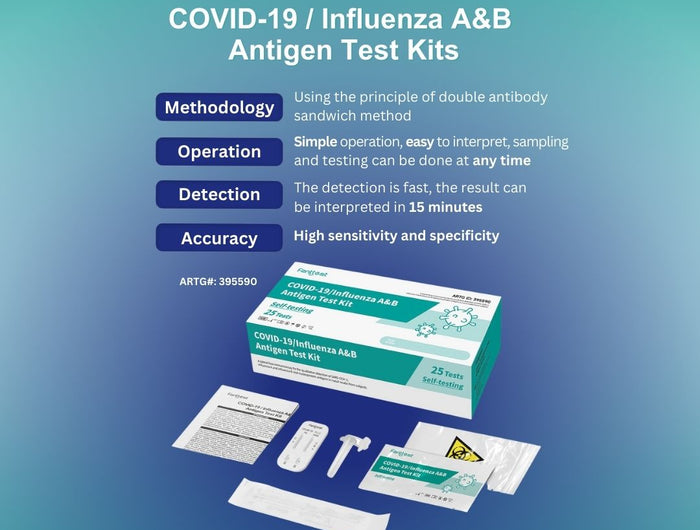 Fanttest COVID-19 and flu test kits