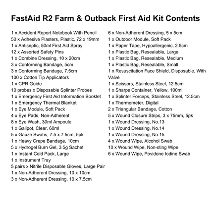 FastAid R2 Farm & Outback™ Soft Pack First Aid Kit