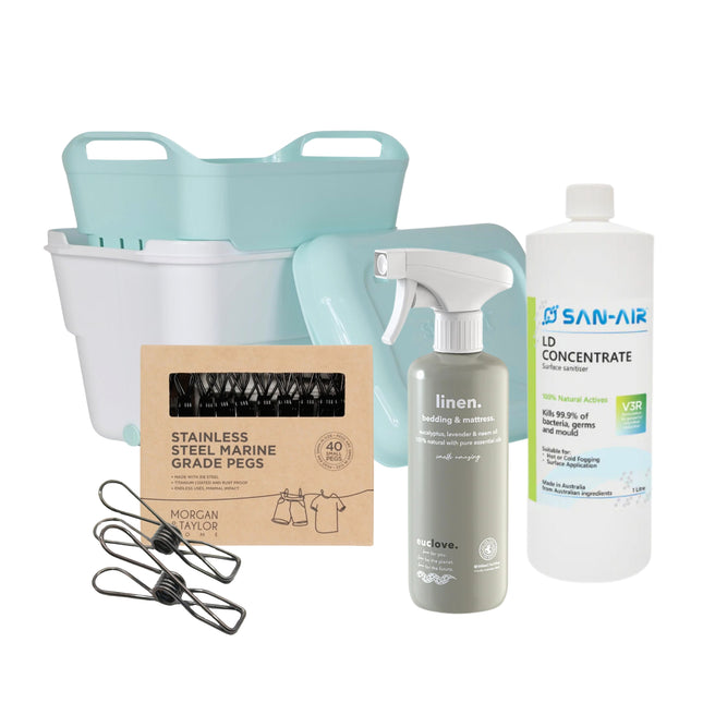 Fresh Laundry Bundle with Black Pegs