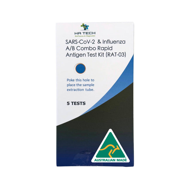 Australian made flu covid Rapid test