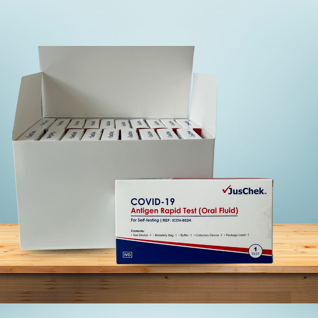JusCheck Oral COVID19 Rapid Antigen Tests Collection Aussie Pharma