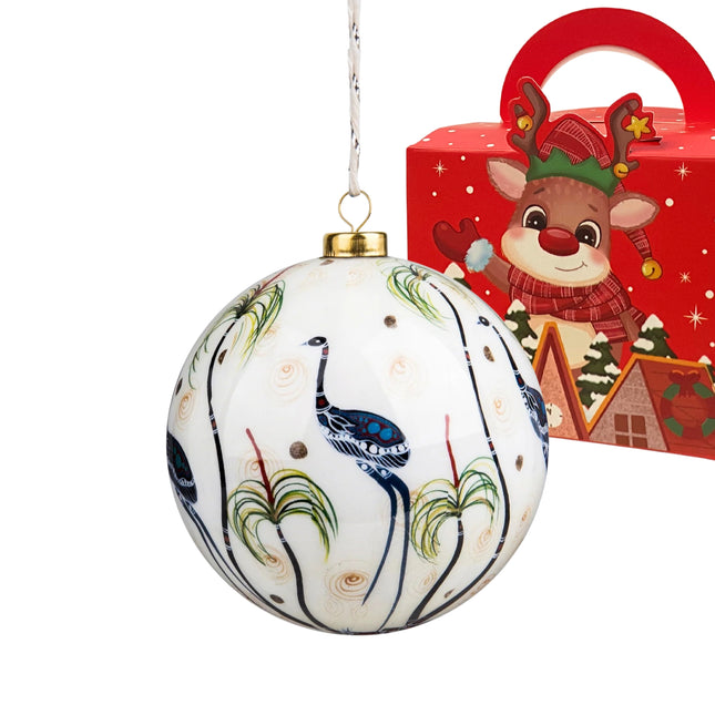 Koh Living Aboriginal Design Bauble - Aboriginal Kinship - including Gift Box