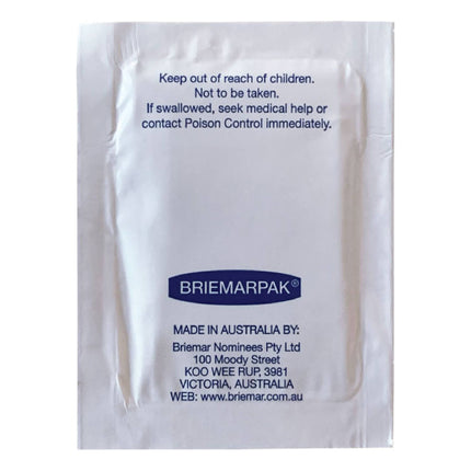 Briemar Alcohol Wipes - 70% Isopropyl Towels (Pack of 10 wipes)