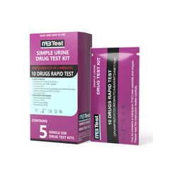 MBTest Multi-Drug 10 Drugs Rapid Test Panel (Urine) DOA-1104 - front of box and inside packaging