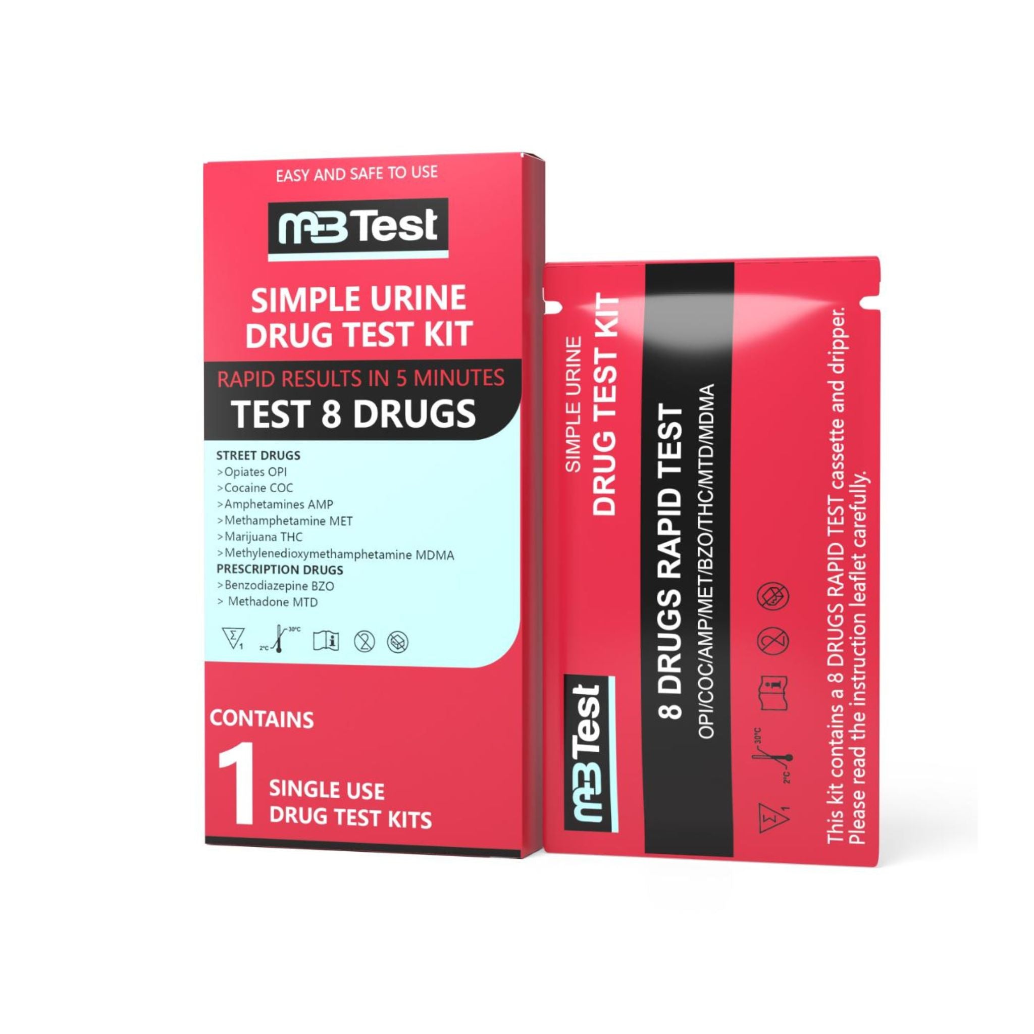 15 Pack) Home Use EZ Level Marijuana THC Urine Drug Test Kit For Cannabis/ Weed