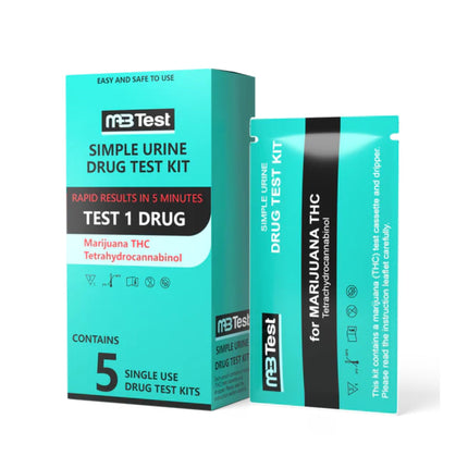 MB Test Marijuana (THC) Self Testing Kit - single use drug test kits front of box