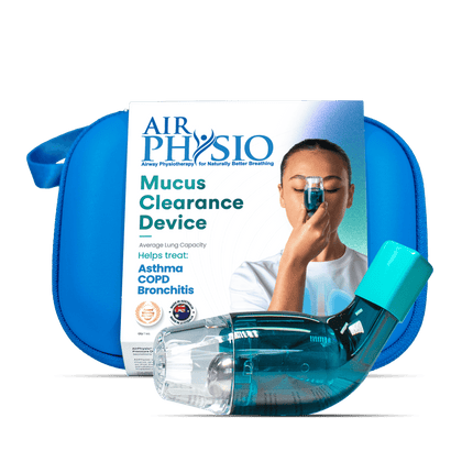 Air Physio breathing device for mucus clearance
