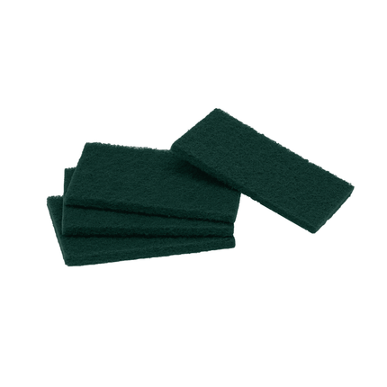 Bastion Regular Duty Green Scour Pads 100 x 150 x 10 (mm)