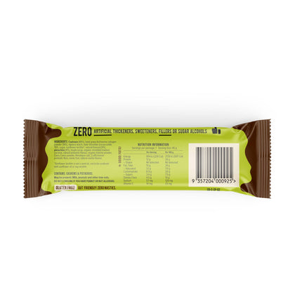 Chief Collagen Protein Bar Choc Pistachio single pack 45g nutrition information