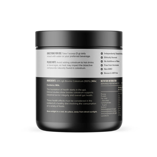 Chief Grass-Fed Colostrum Powder directions of use