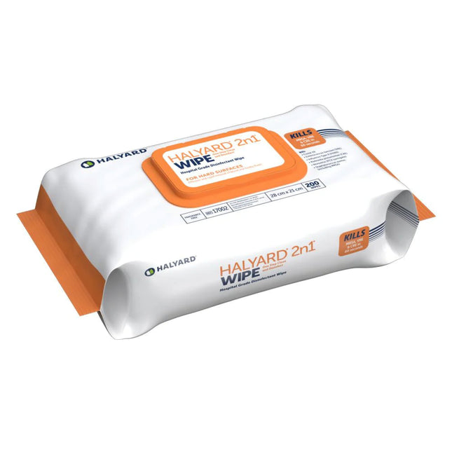 **Clearance**  Halyard 2n1 Disinfectant Wipes – Soft Pack