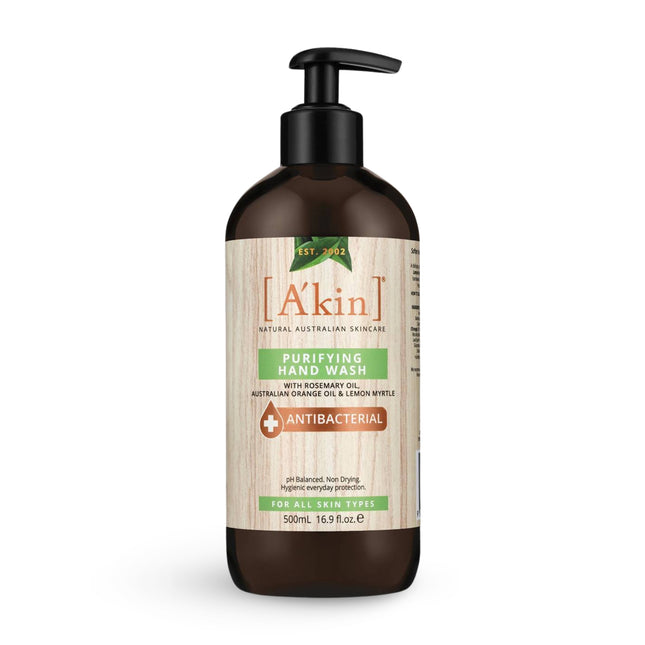 A’kin Antibacterial Purifying Hand Wash 500mL