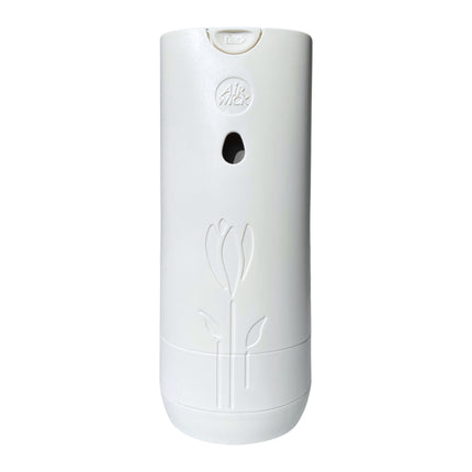 Close-up of Air Wick Vanilla & Soft Cashmere automatic spray body