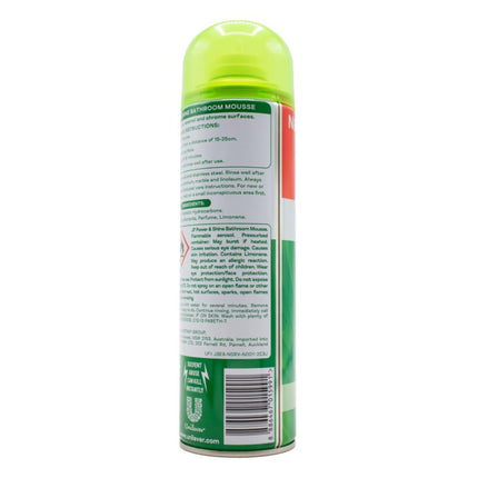 Jif Power & Shine Bathroom Mousse 500mL ingredients