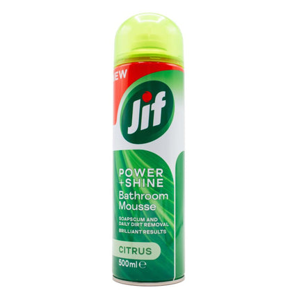 Jif Power & Shine Bathroom Mousse 500mL - Pack of 6
