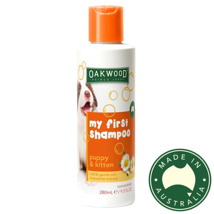 OAKWOOD My First Shampoo Puppy & Kitten Mild & Gentle with Chamomile Extracts 280ml