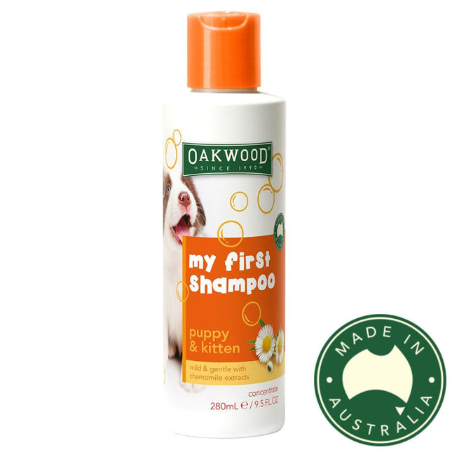 OAKWOOD My First Shampoo Puppy & Kitten Mild & Gentle with Chamomile Extracts 280ml