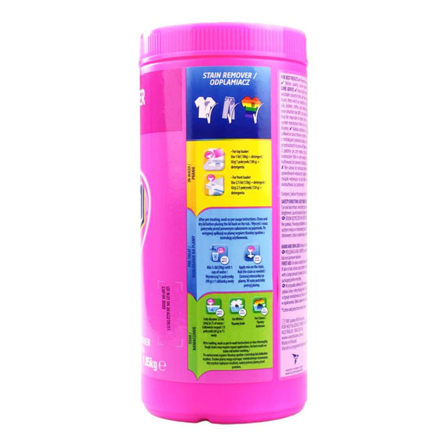 VANISH Powder Fabric Stain Remover directions of use