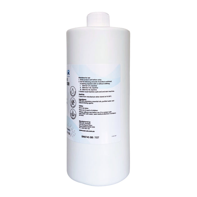 SAN-AIR Laundry Machine & Clothes Sanitiser - directions of use