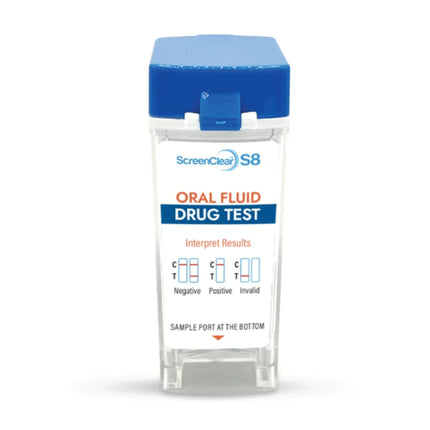 Screenclear S8 Saliva Drug Test kit side view