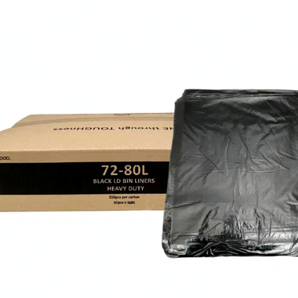 Thinkpac 72-80L Restaurant Grade Bin Liner Black