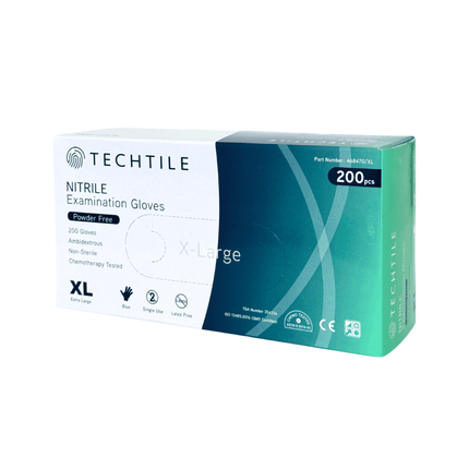 Ultra Health Techtile Powder-Free Nitrile Disposable Gloves size XL
