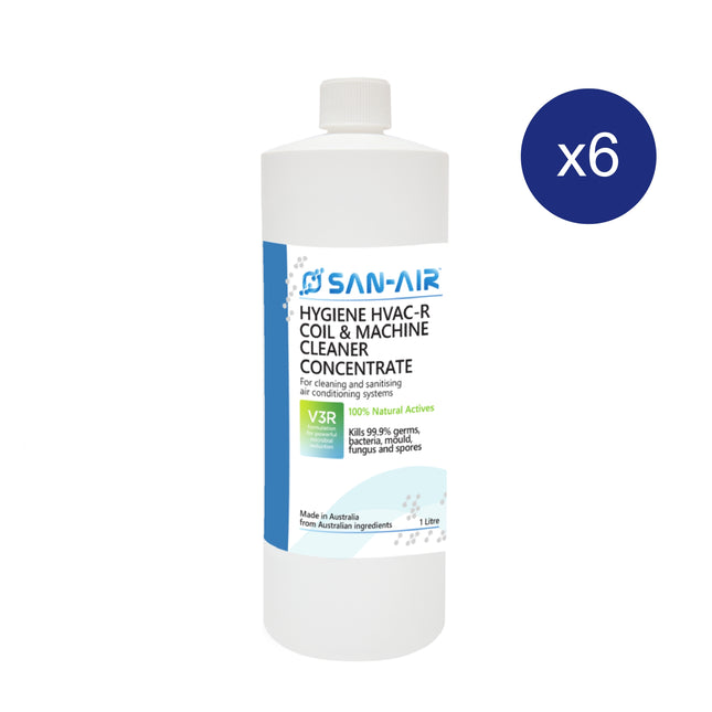 SAN-AIR Hygiene HVAC Coil and Machine Cleaner Concentrate 1L - Carton of 6