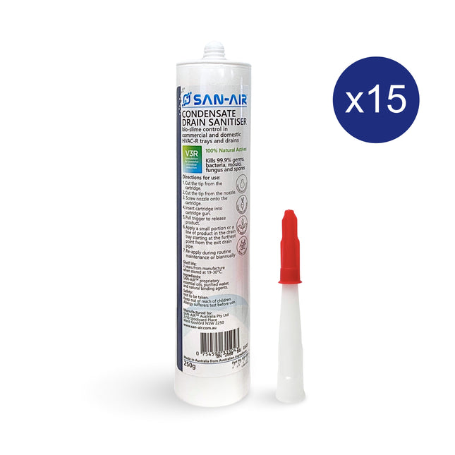 SAN-AIR Condensate Drain Sanitiser 250g - Carton of 15