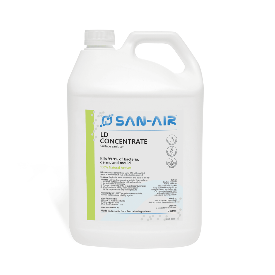 SAN-AIR™ LD Concentrate - Natural Mould Cleaner & Sanitiser – Aussie ...