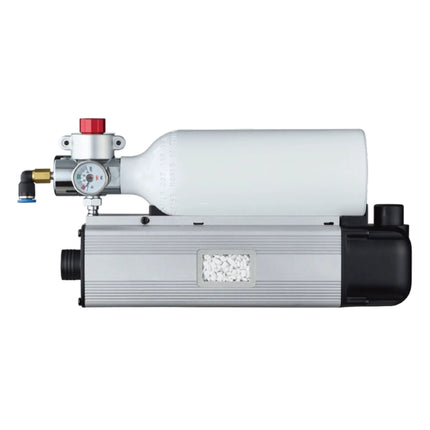Emergency Escape Breathing Device (EEBD) air supply unit, showing the core breathing mechanism