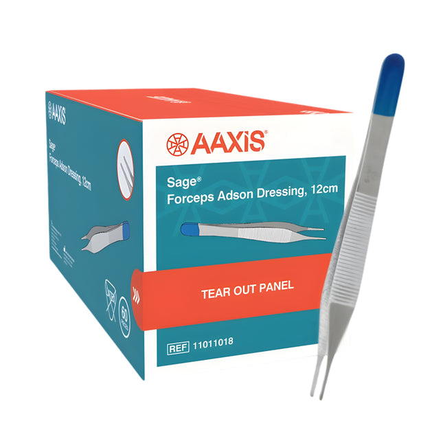 Sage® Adson Tissue Forceps 1:2 Teeth Sterile 12cm