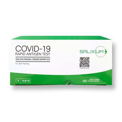 Salixium COVID-19 Rapid Antigen Test - Dual Swab (Saliva & Nasal)