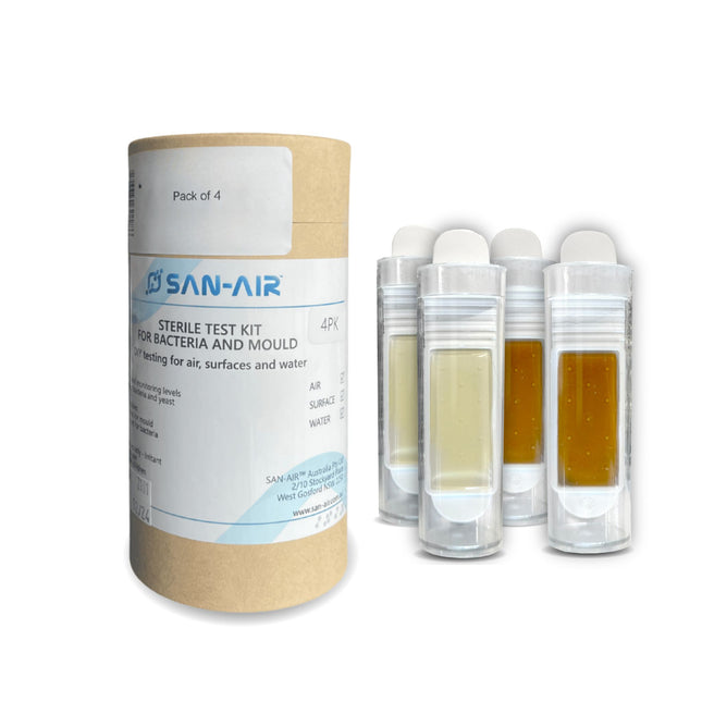 San-Air sterile test kit for bacteria and mould with four dip slides