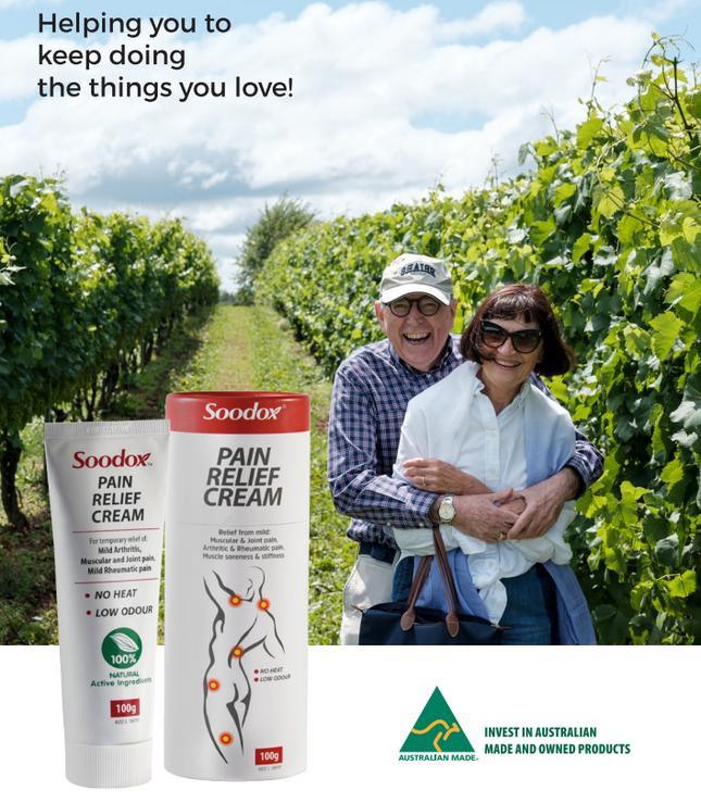 Australian Made Soothing Cream for Seniors Soodox
