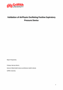 Griffith University Report AirPhysio