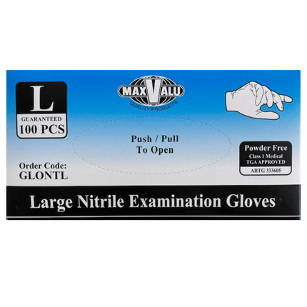 Maxvalu box of 100 glove