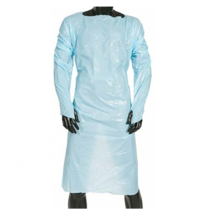 Ultra Health disposable isolation gown with thumb loops 