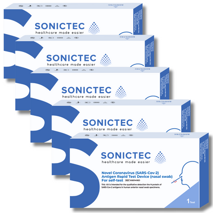 Sonictec Covid-19 Rapid Antigen Test Kit (Nasal Swab)