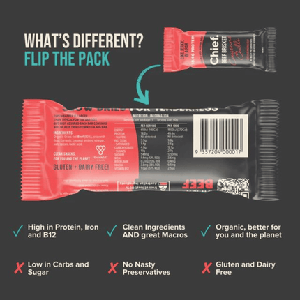 Chief Chilli Beef Protein Bar 40g