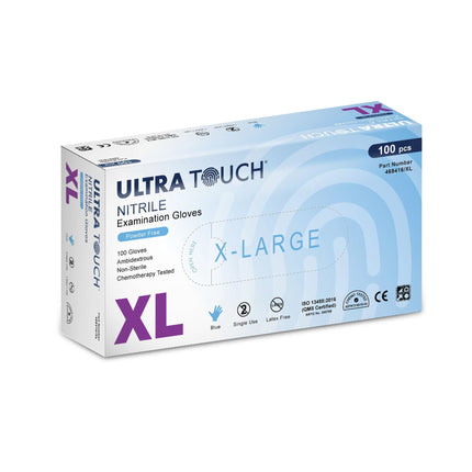 Ultra touch nitrile gloves product code 468417/XL