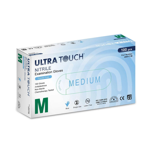 Ultra touch nitrile gloves product code 468417/M